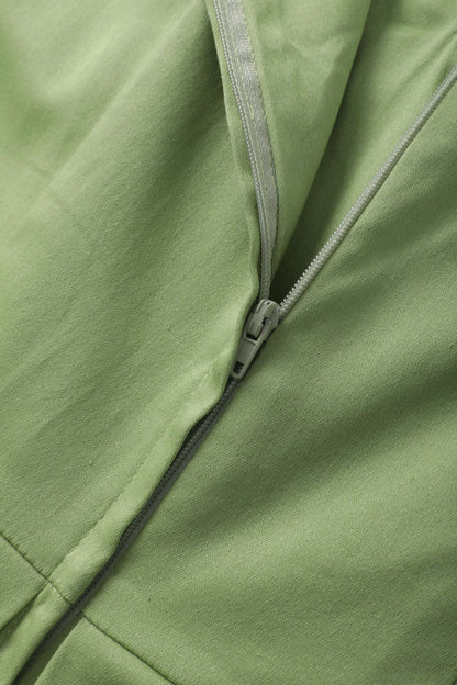 Lily Pistachio Green Off Shoulder Dress