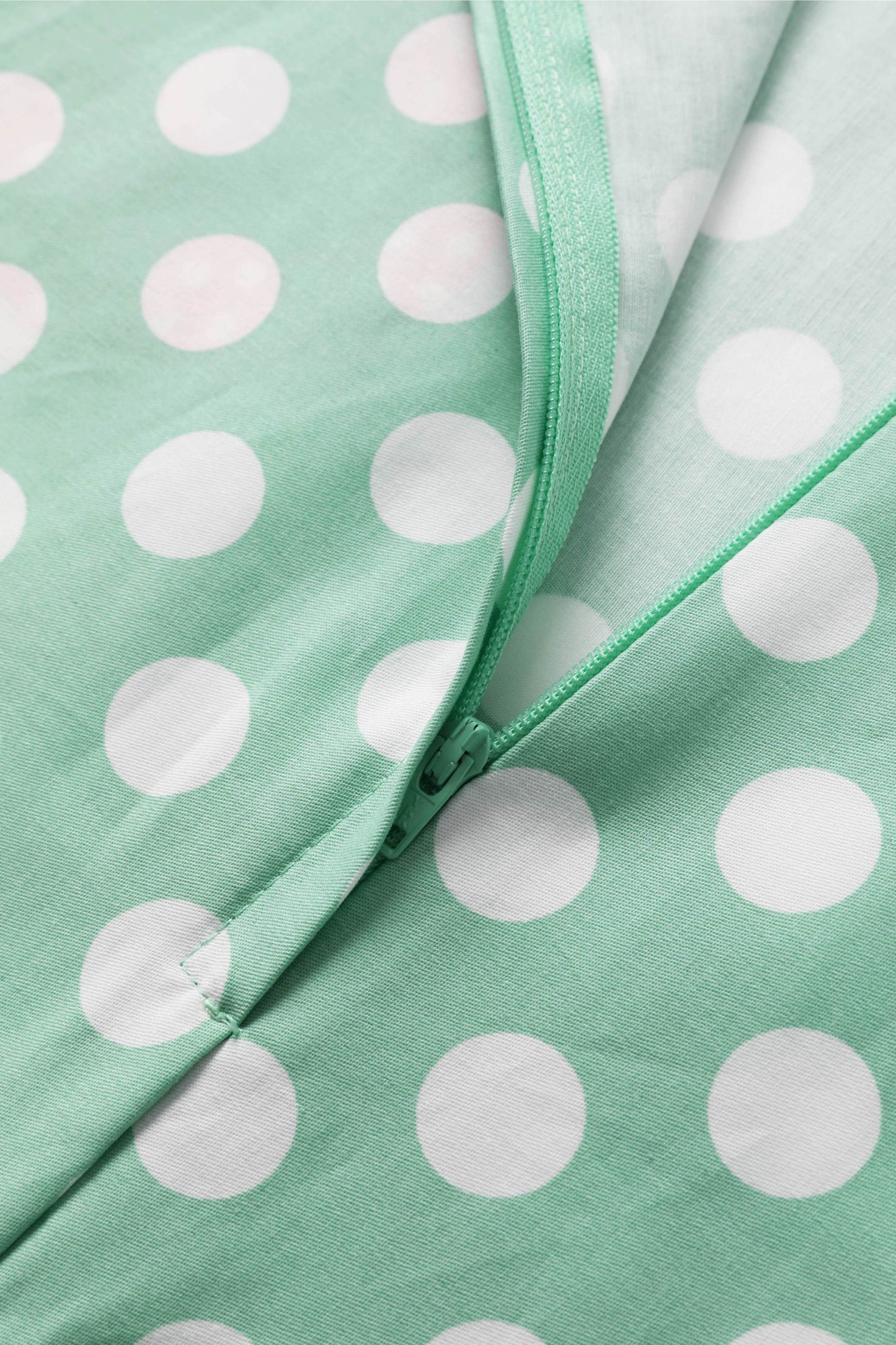 Maisie Sage Green Polka Dot Full Circle Midi Skirt