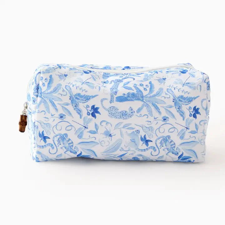 Blue Tile Storage Bag