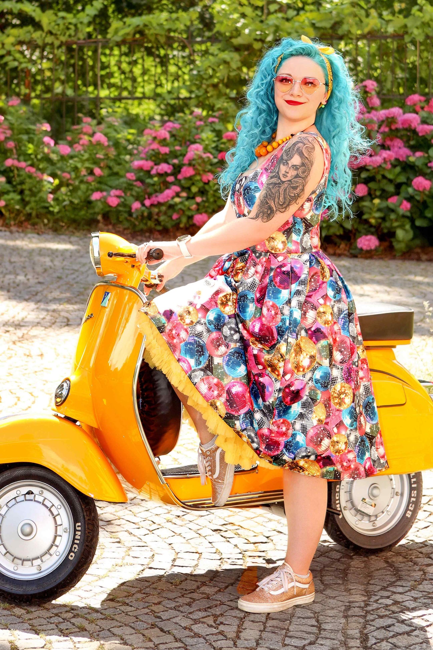 Amanda Disco Ball Swing Dress