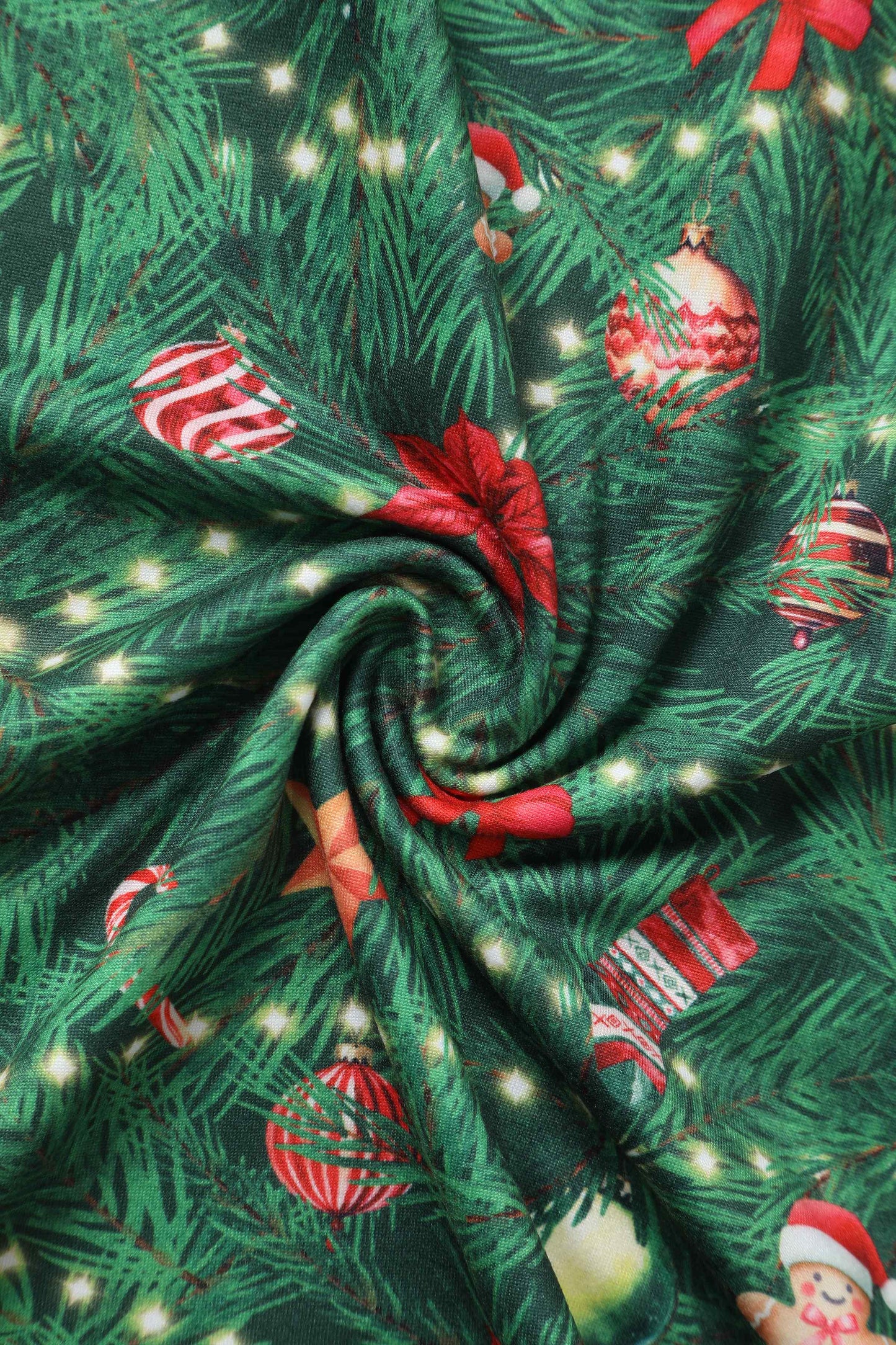 Billie Christmas Tree Long Sleeved Dress