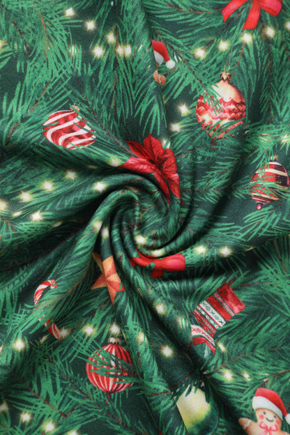 Billie Christmas Tree Long Sleeved Dress