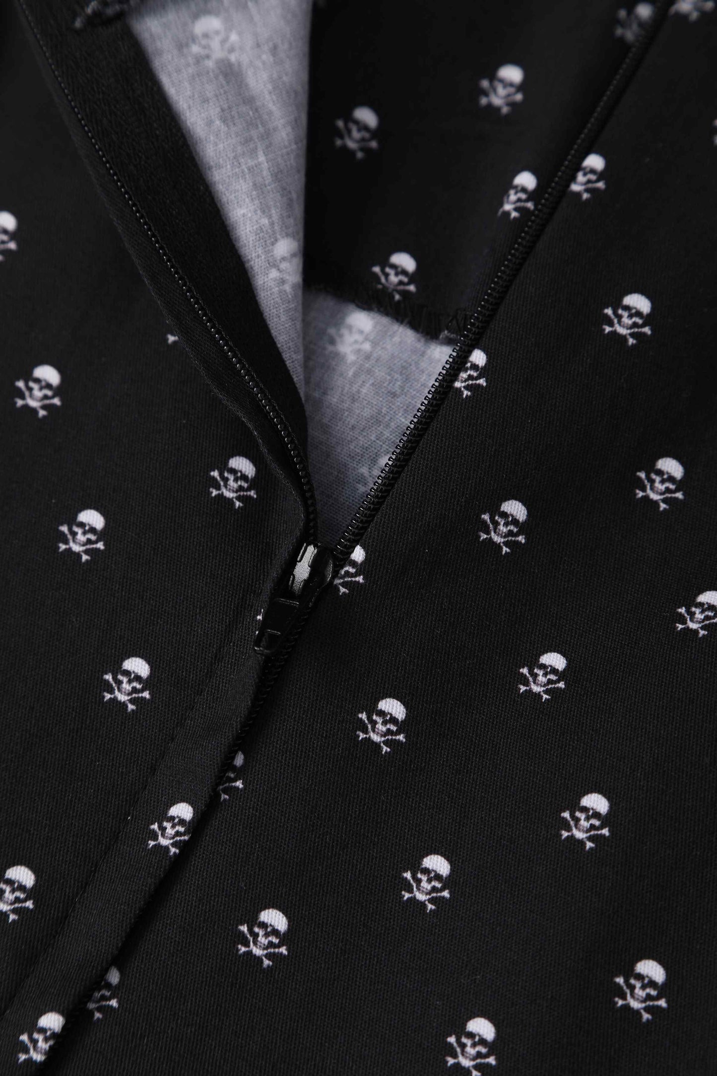 Amanda Black Skull Swing Dress