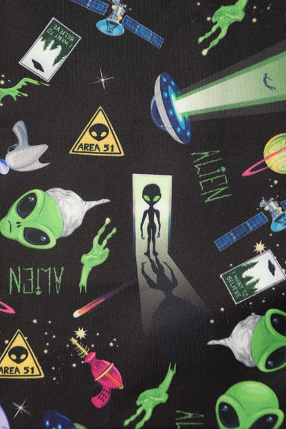 Amanda Black UFO & Alien Swing Dress