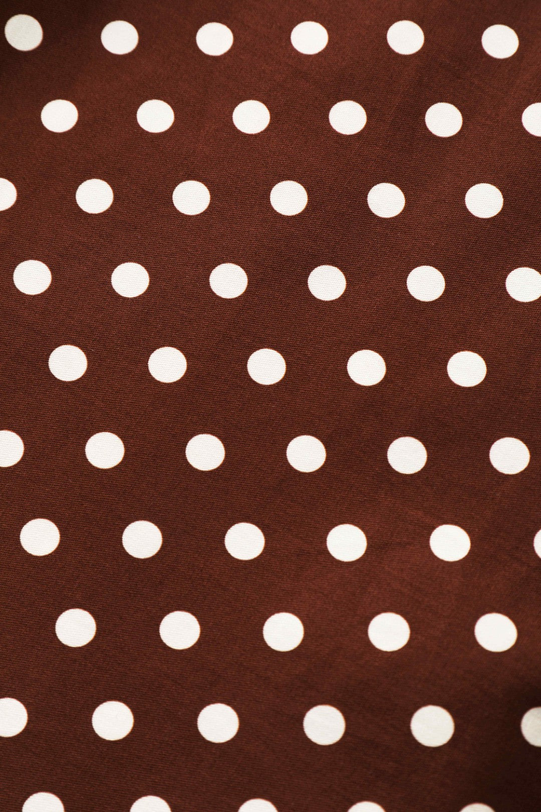 Helen Brown Polka Dot Cotton Midi Dress