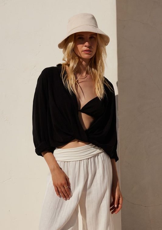 Maeve Knot Front Shirt