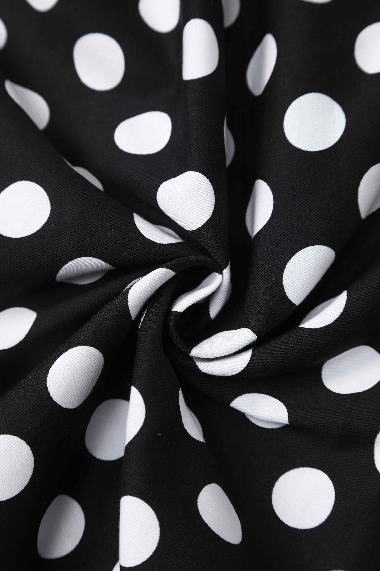 Daisy Black Polka Dot Halter Dress