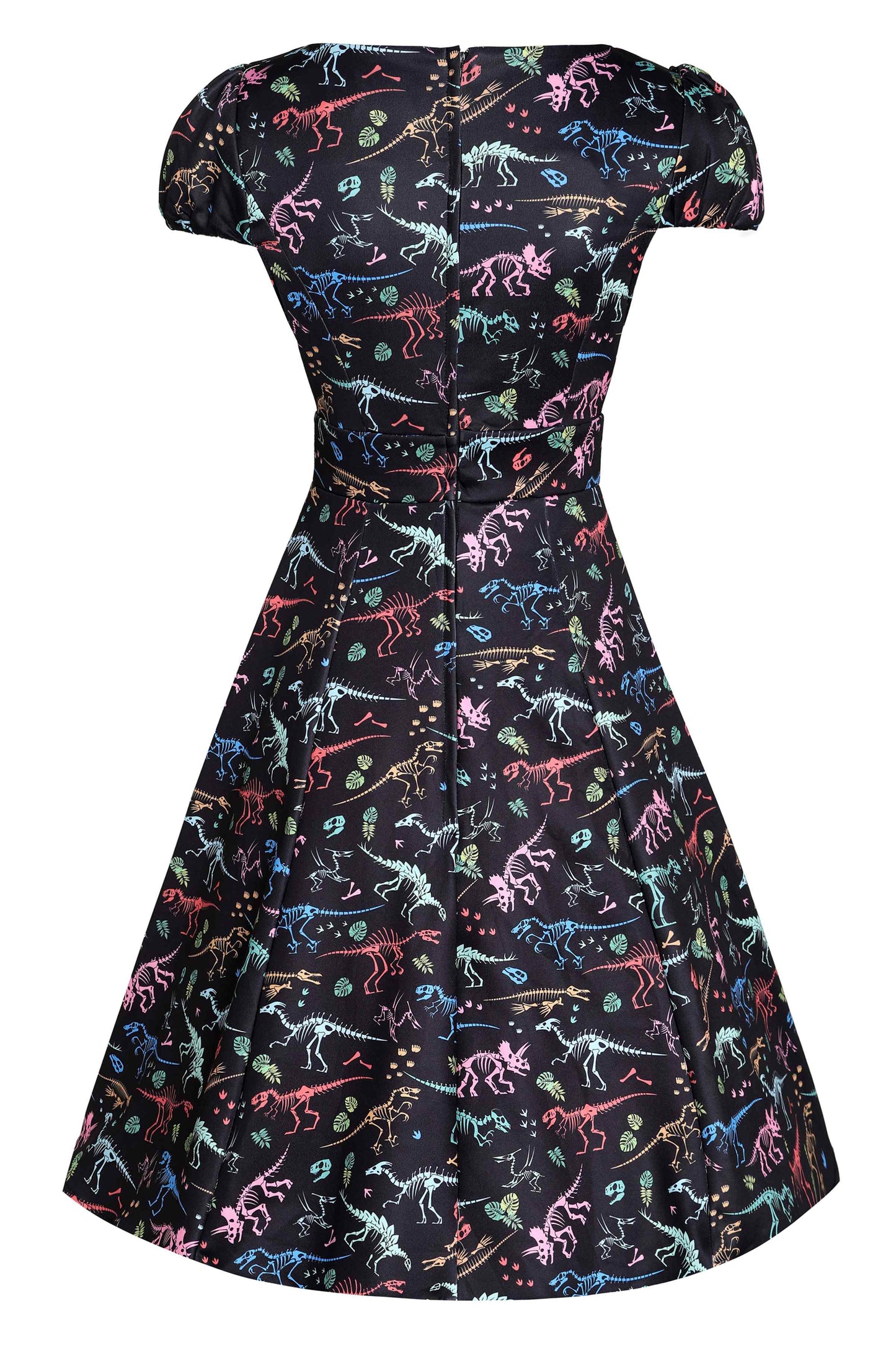 Claudia Black Dinosaur Fossil Dress
