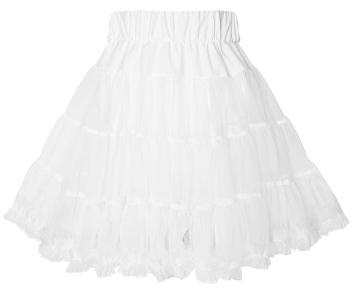 Children Very Soft Nylon Petticoat in White