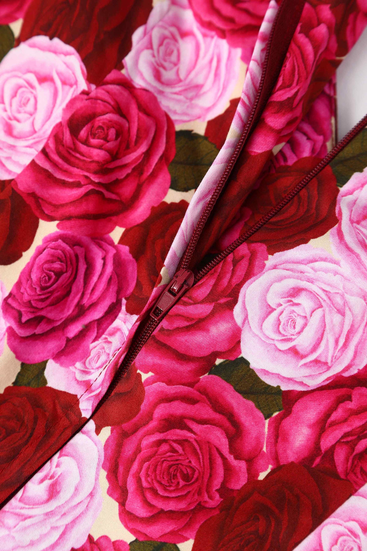 Lily Pink Rose Garden Off Shoulder Dress