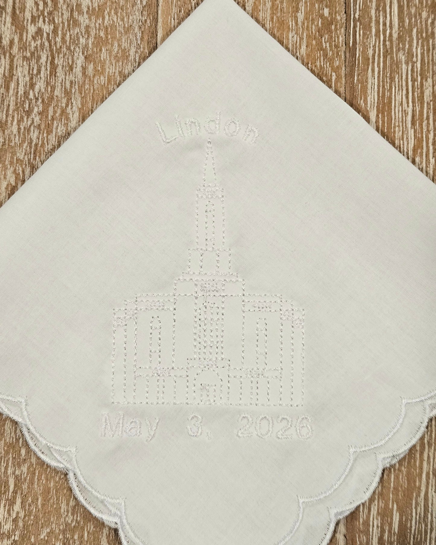 Lindon, UT Temple Dedication Hankie