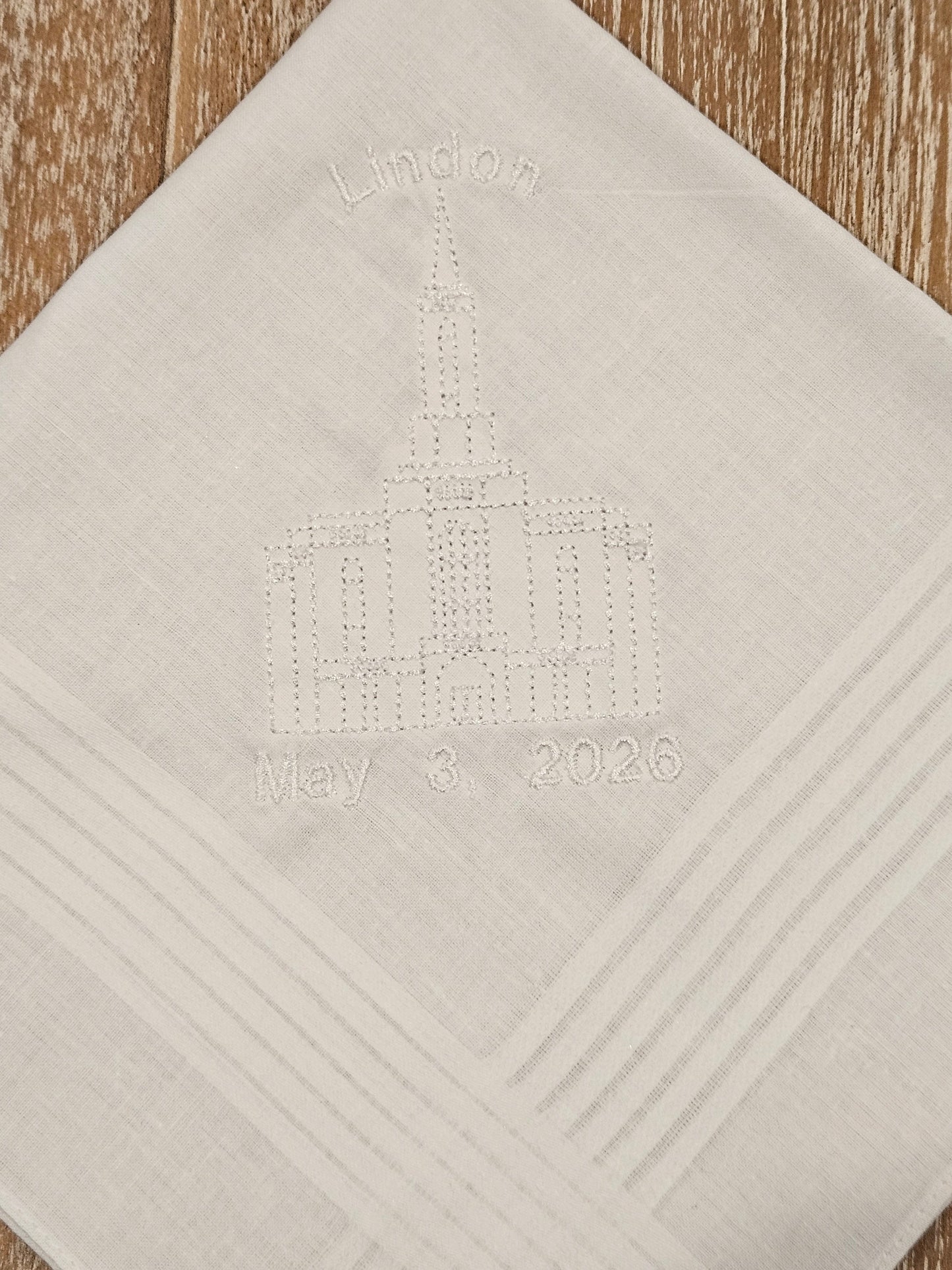 Lindon, UT Temple Dedication Hankie