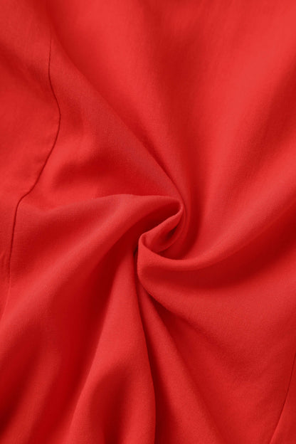 Margaret Long Sleeved Blouse In Red