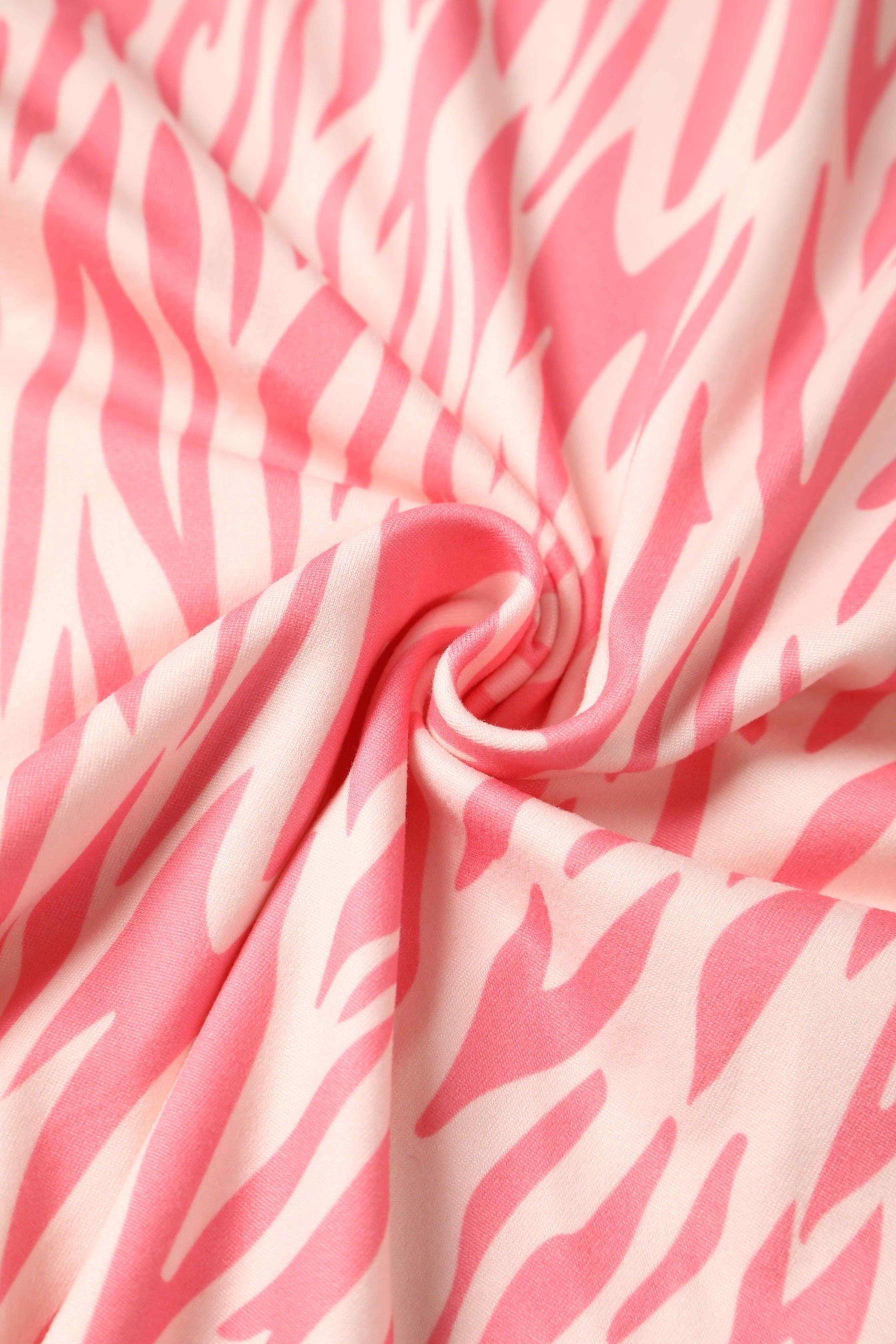 Donna Pink Animal Print Tea Dress