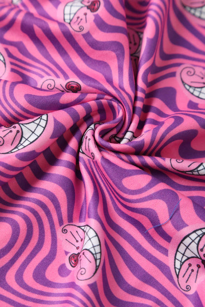 Esther Pink Cheshire Cat Smile Jumpsuit