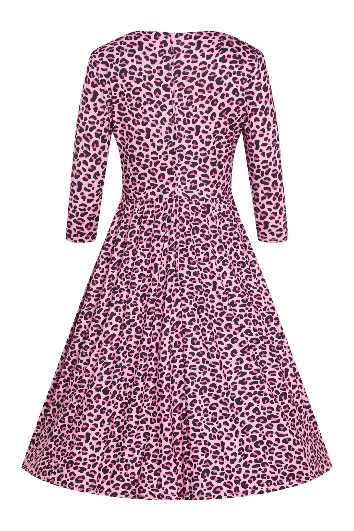 Billie Pink Leopard Print Dress