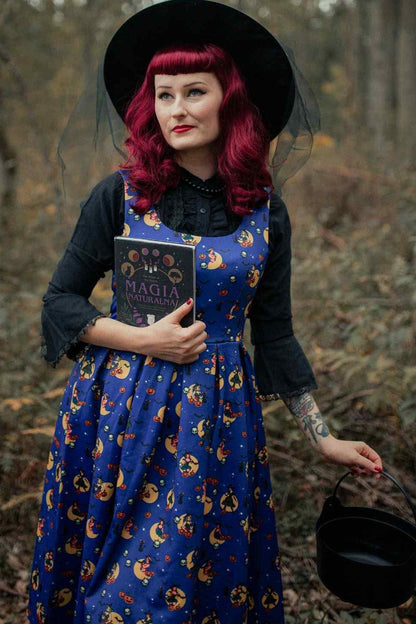 Amanda Blue Witch Swing Dress