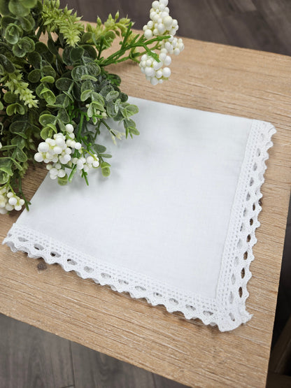Hankie - Picot Edge