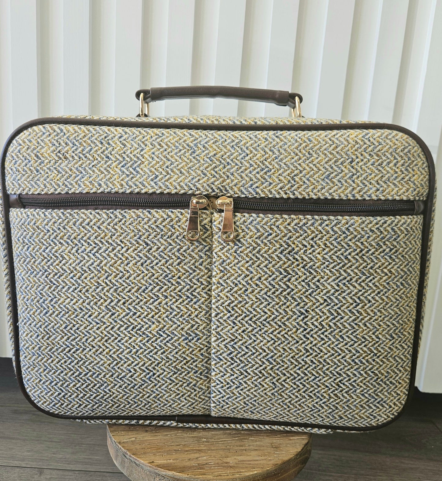 Oxford Temple Bag - Blue/Gold