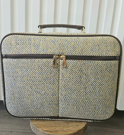 Oxford Temple Bag - Blue/Gold