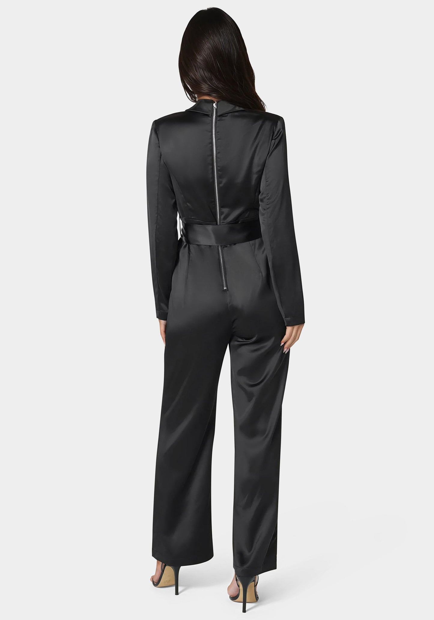 Satin Blazer Jumpsuit