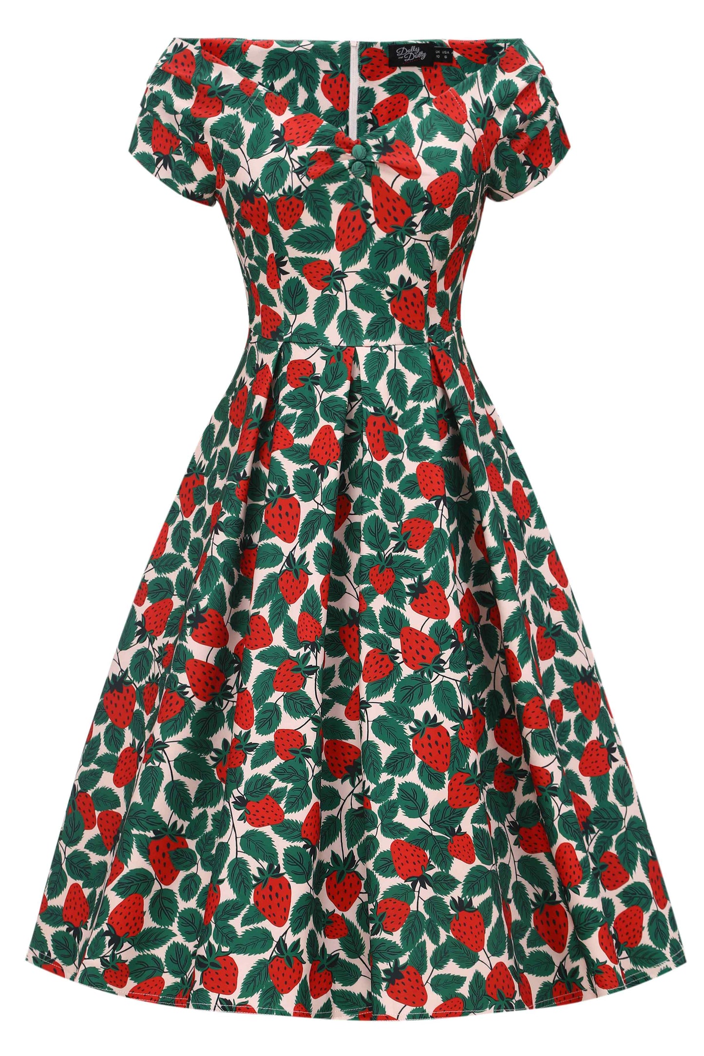 Lily Strawberry Farm Off Shoulder Dress