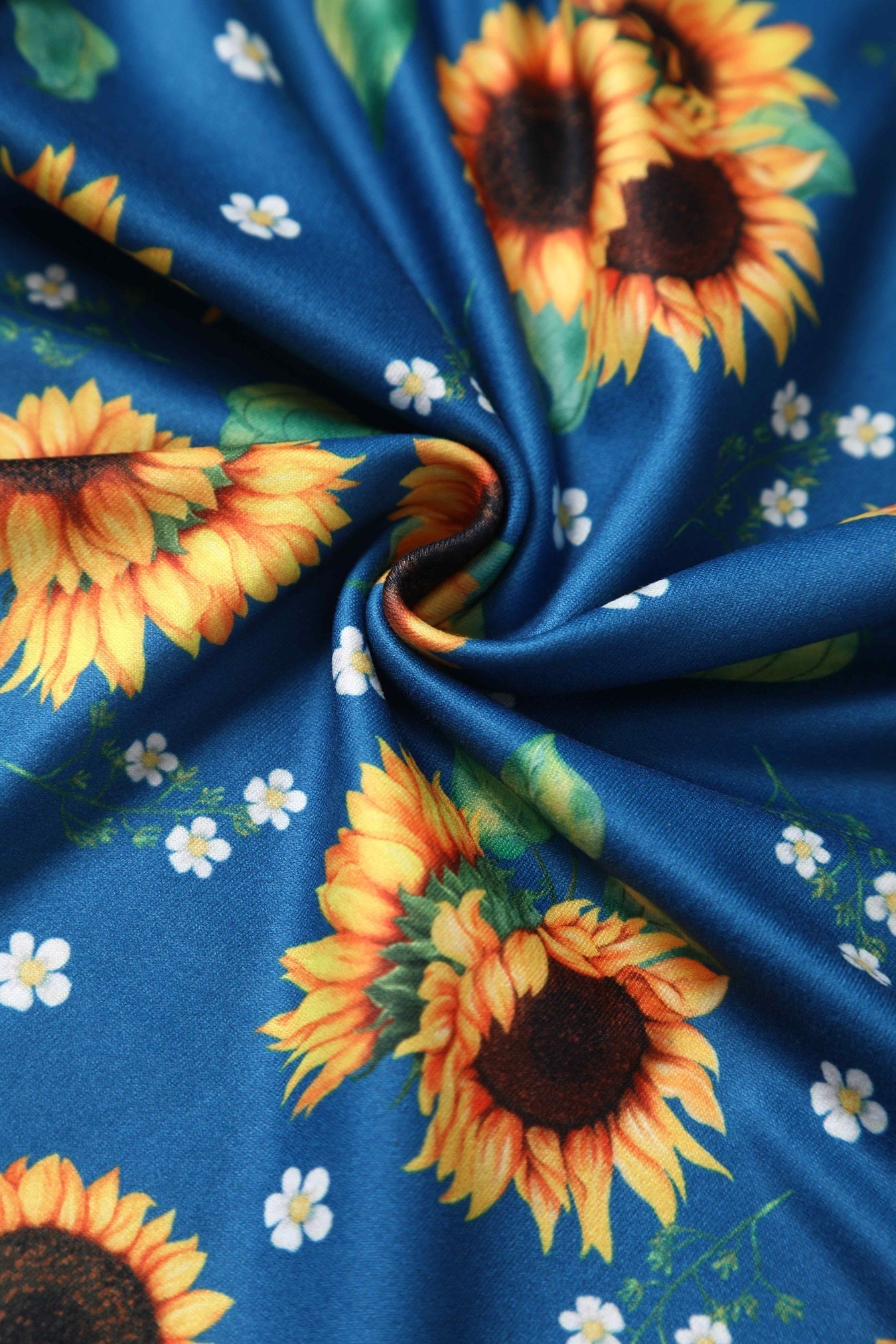 Esther Blue Sunflower Jumpsuit