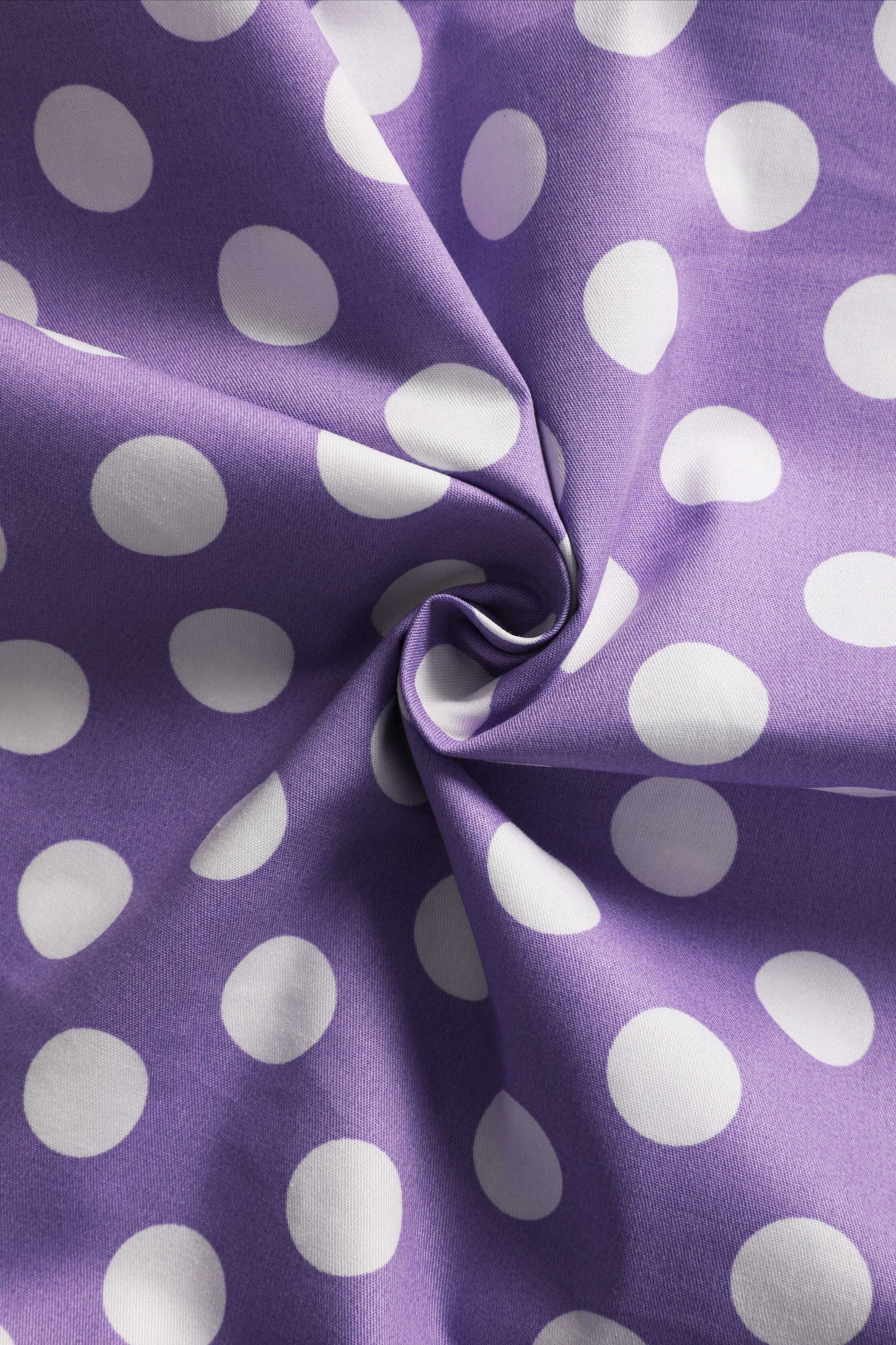 Ophelia Lilac Polka Dot Midi Dress